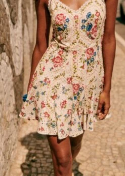 Farm Rio Romantic Garden Daniela Short Dress -Farm Rio 313774 02