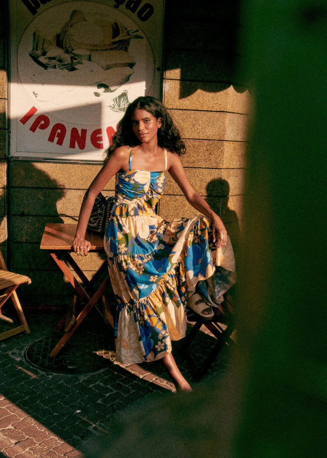 Farm Rio Mandacaru Floral Black Sakura Midi Skirt 5 Farm Rio Mandacaru Floral Black Sakura Midi Skirt - Image 3