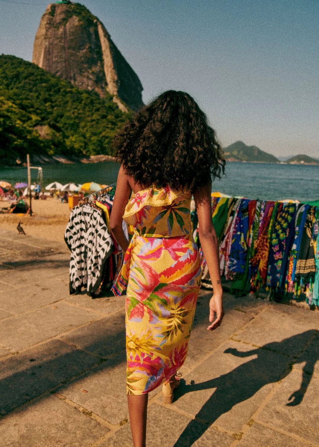 Farm Rio Summer Forest Yellow Bia Midi Skirt 6 Farm Rio Summer Forest Yellow Bia Midi Skirt - Image 4