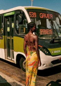 Farm Rio Summer Forest Yellow Burna Midi Dress 13 Farm Rio Summer Forest Yellow Burna Midi Dress -Farm Rio 313793 05