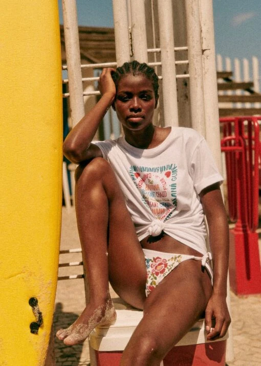 Farm Rio Sunset Romantic Garden Bikini Bottom Tie Side 4 Farm Rio Sunset Romantic Garden Bikini Bottom Tie Side -Farm Rio 313812 01