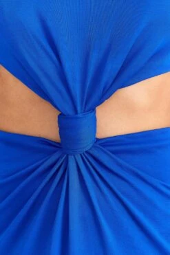 Farm Rio Blue Knot Cut Out Maxi Dress 11 Farm Rio Blue Knot Cut Out Maxi Dress -Farm Rio 314099 05