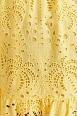 Farm Rio Light Yellow Palm Tree Mini Dress 11 Farm Rio Light Yellow Palm Tree Mini Dress -Farm Rio 314107 05