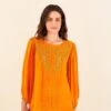 Farm Rio Orange Lace Blouse -Farm Rio 314469 01