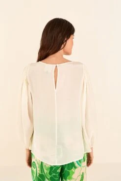 Farm Rio Off White Lace Blouse 8 Farm Rio Off White Lace Blouse -Farm Rio 314470 03
