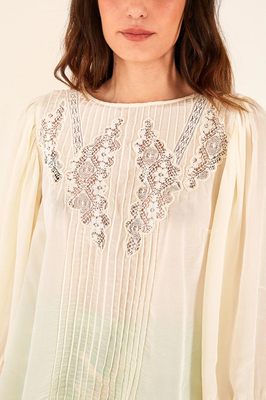 Farm Rio Off White Lace Blouse 6 Farm Rio Off White Lace Blouse - Image 4