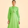 Farm Rio Lime Shoulder Pads Maxi Dress 2 Farm Rio Lime Shoulder Pads Maxi Dress -Farm Rio 314476 01