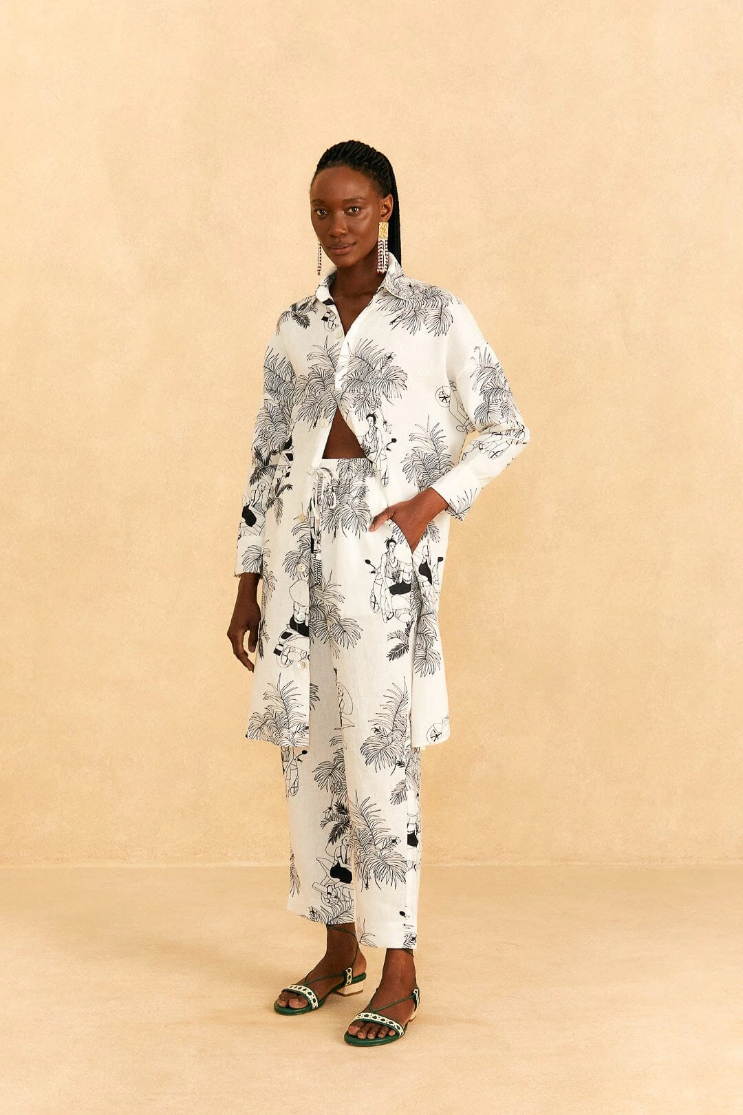 Farm Rio Off-White Moto Love Pants 3 Farm Rio Off-White Moto Love Pants