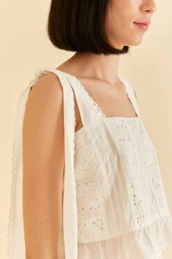 Farm Rio Off-White Lace Top 10 Farm Rio Off-White Lace Top -Farm Rio 314505 03