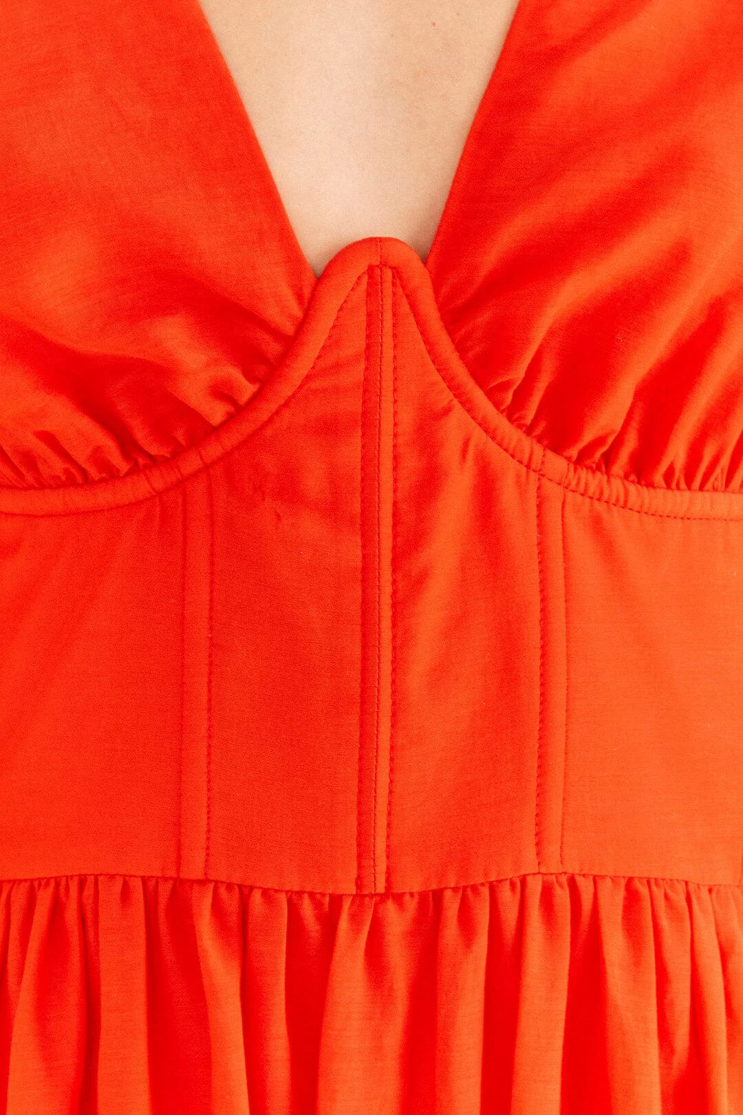 Farm Rio Red Short Sleeves Midi Dress 8 Farm Rio Red Short Sleeves Midi Dress - Image 6