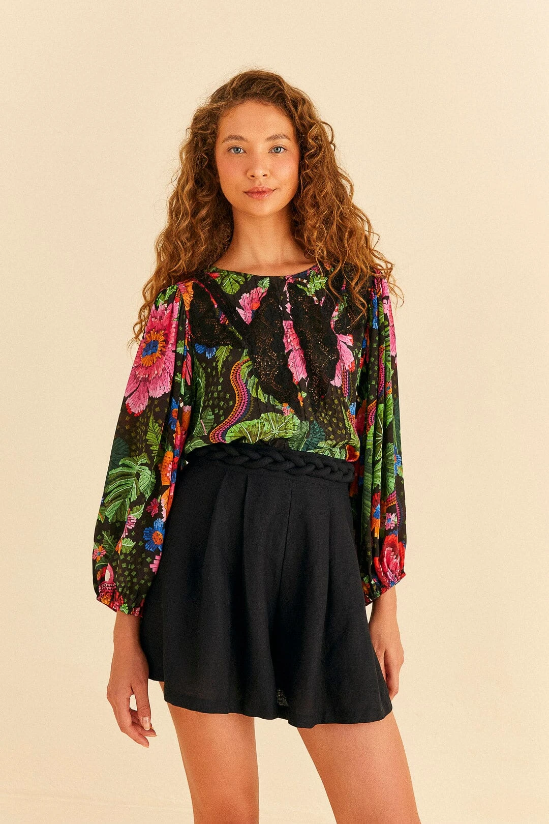 Farm Rio Black Shorts 3 Farm Rio Black Shorts