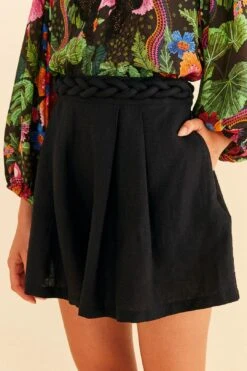 Farm Rio Black Shorts 9 Farm Rio Black Shorts -Farm Rio 314513 03
