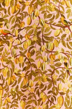 Farm Rio Light Pink Star Fruit Flower Mini Dress -Farm Rio 315955 04