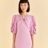 Farm Rio Lilac Short Sleeve Mini Dress 2 Farm Rio Lilac Short Sleeve Mini Dress -Farm Rio 316419 01