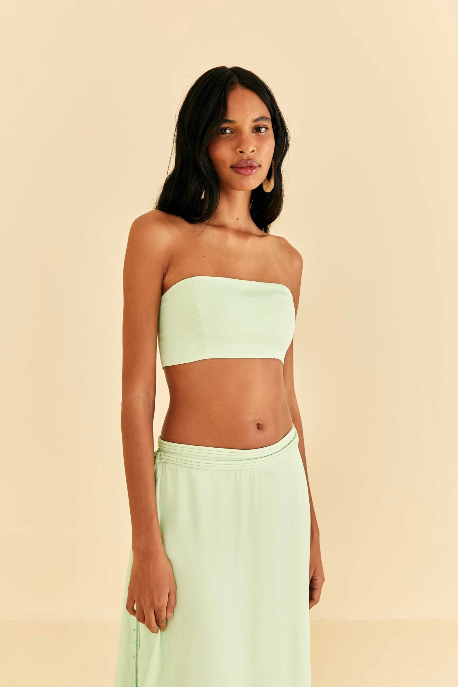 Farm Rio Mint Sleeveless Crop Top 3 Farm Rio Mint Sleeveless Crop Top
