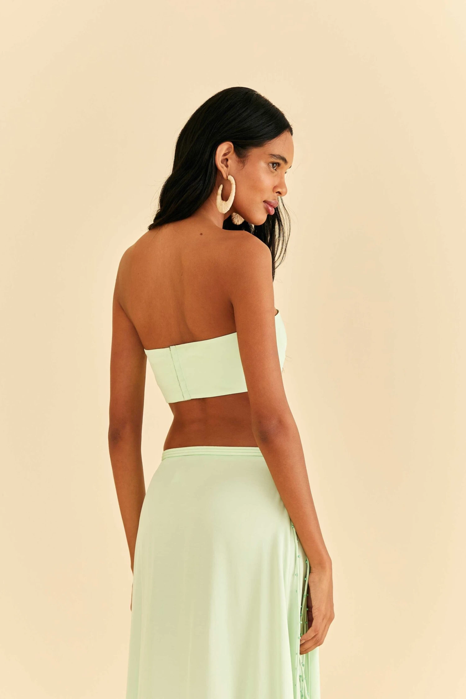Farm Rio Mint Sleeveless Crop Top 6 Farm Rio Mint Sleeveless Crop Top - Image 4