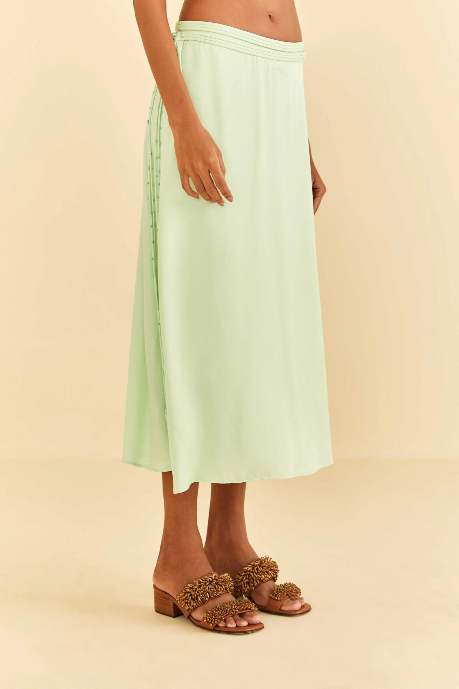 Farm Rio Mint Midi Skirt 4 Farm Rio Mint Midi Skirt - Image 2