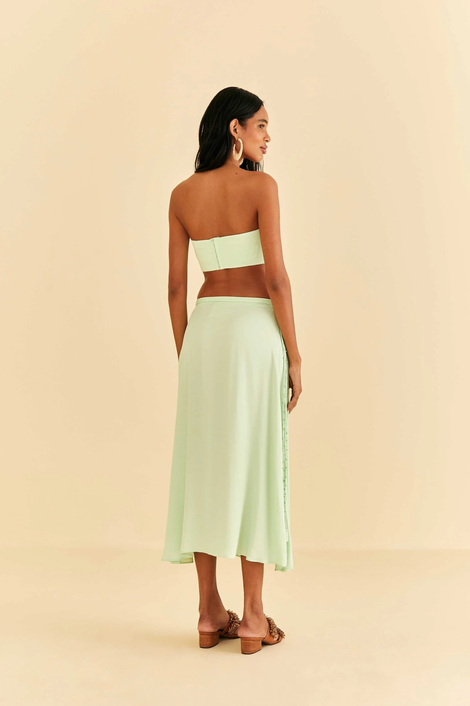 Farm Rio Mint Midi Skirt 5 Farm Rio Mint Midi Skirt - Image 3