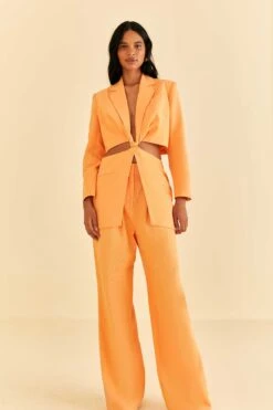 Farm Rio Peach Low Waisted Pants -Farm Rio 316423 03