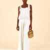 Farm Rio Off-White High Waist Pants 2 Farm Rio Off-White High Waist Pants -Farm Rio 317222 01