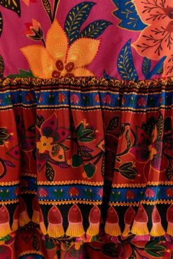 Farm Rio Pink Tropical Tapestry Mini Skirt 11 Farm Rio Pink Tropical Tapestry Mini Skirt -Farm Rio 318099 05