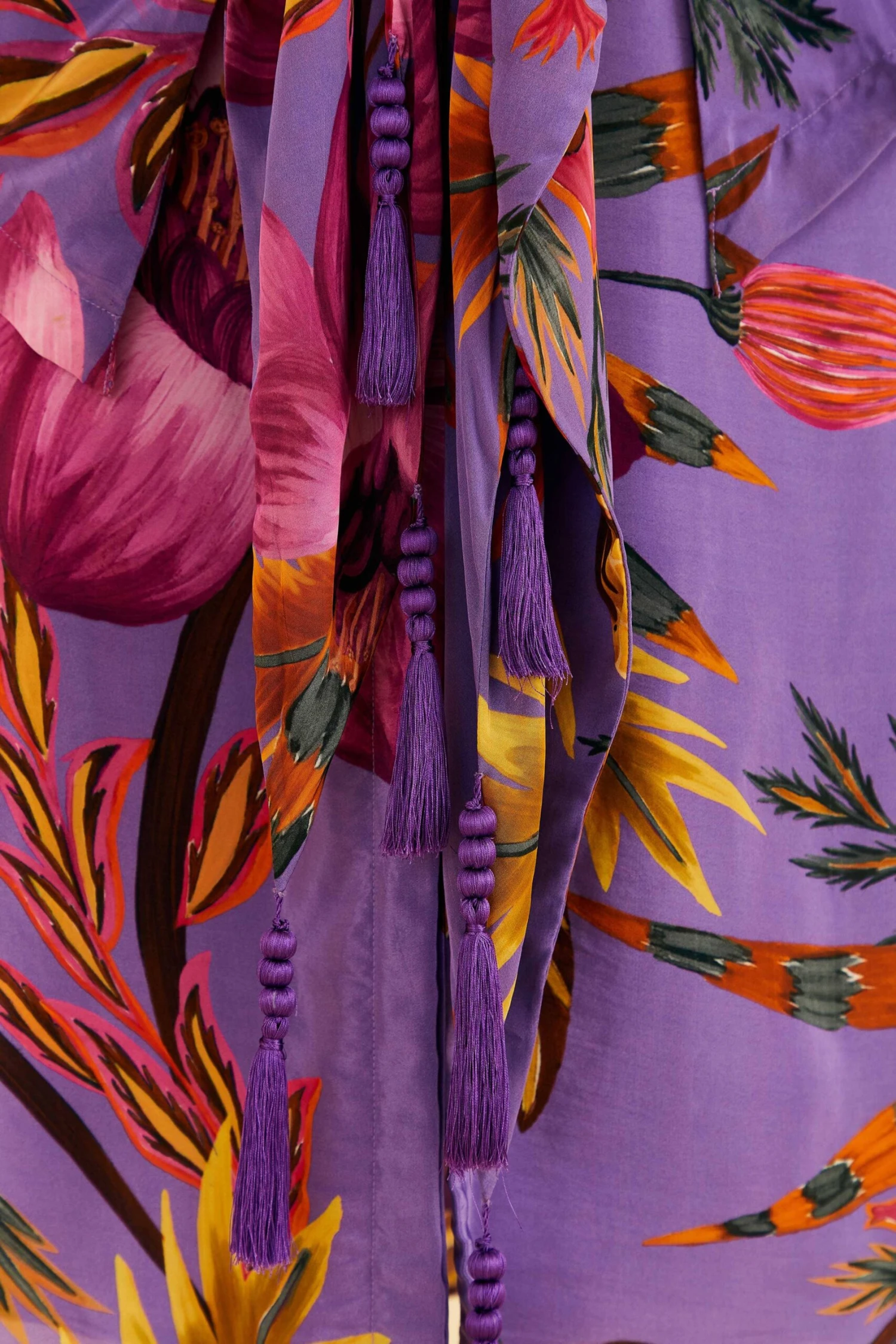 Farm Rio Purple Maxi Flowers Maxi Dress 9 Farm Rio Purple Maxi Flowers Maxi Dress - Image 7