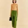 Farm Rio Green Organic Cotton Cargo Pants 1 Farm Rio Green Organic Cotton Cargo Pants -Farm Rio 318182 01