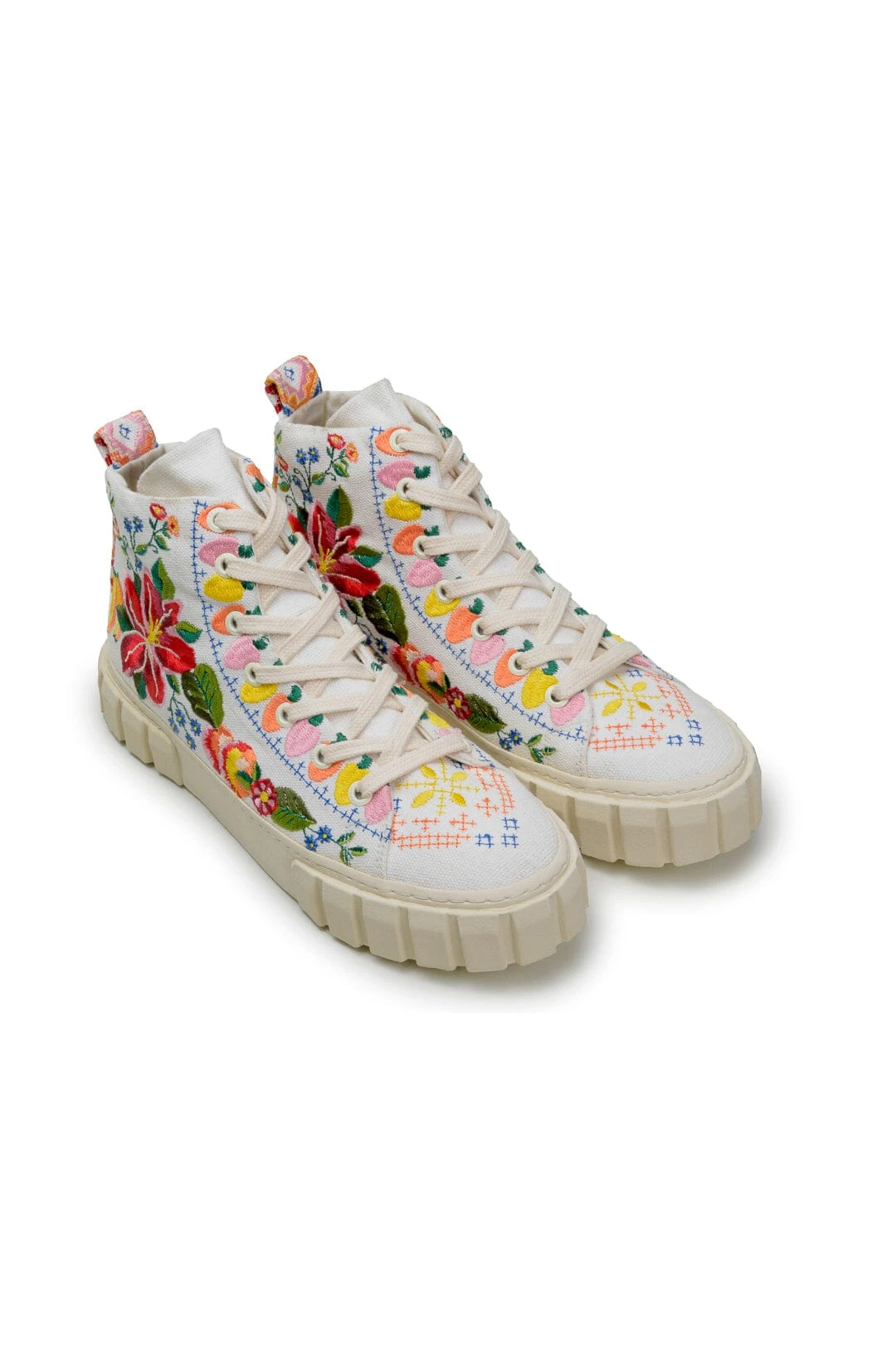 Farm Rio Off White Tropical Romance High Top Sneaker 3 Farm Rio Off White Tropical Romance High Top Sneaker