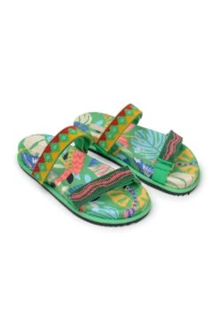 Farm Rio Colorful Forest Anatomic Slide Sandal