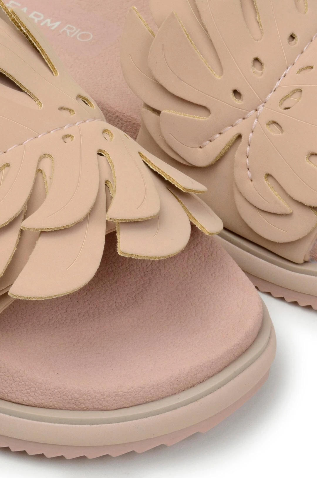 Farm Rio Almond Monstera Anatomic Slide Sandal 3 Farm Rio Almond Monstera Anatomic Slide Sandal - Image 2