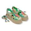 Farm Rio Green Forest Birds Espadrille Platform Sandal 2 Farm Rio Green Forest Birds Espadrille Platform Sandal -Farm Rio 318456 01