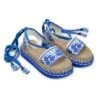 Farm Rio Blue Jungle Scarf Espadrille Flatform Sandal 1 Farm Rio Blue Jungle Scarf Espadrille Flatform Sandal -Farm Rio 318459 01