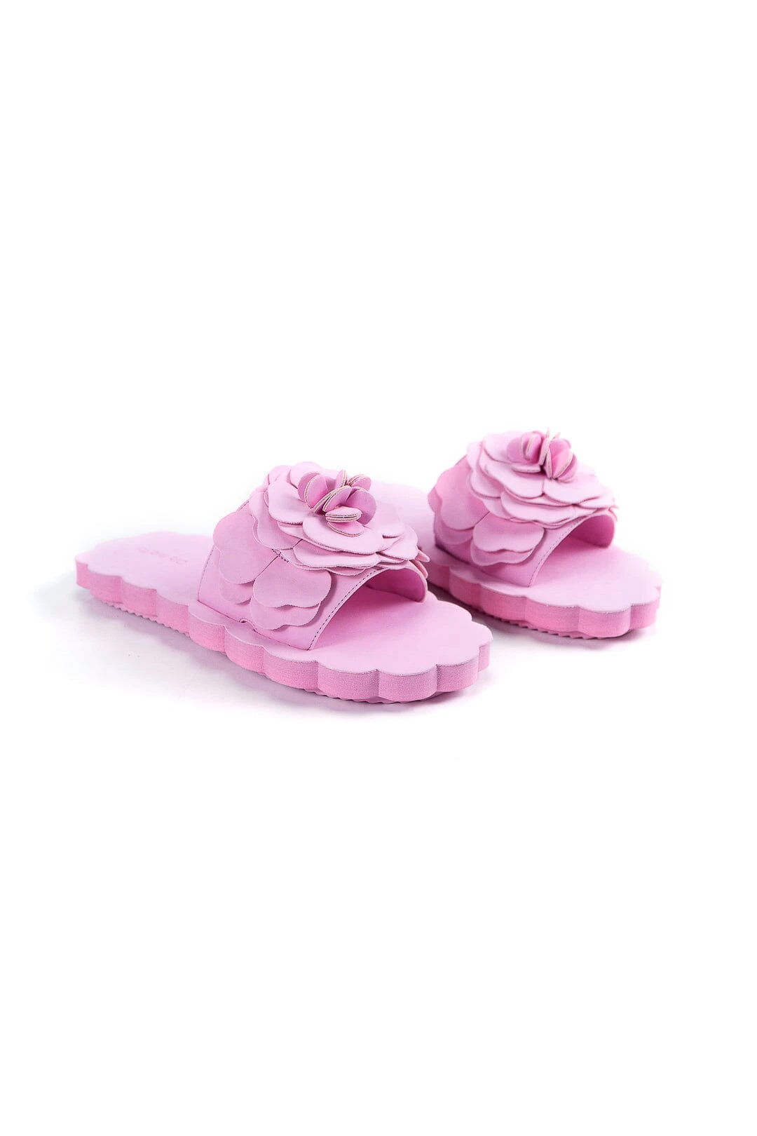Farm Rio Pink Flower Cloud Slide Sandal 3 Farm Rio Pink Flower Cloud Slide Sandal