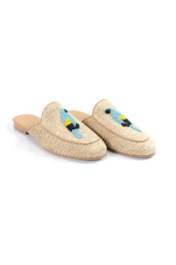 Farm Rio Sand Macaw Artisanal Loafer Mule