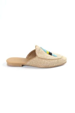 Farm Rio Sand Macaw Artisanal Loafer Mule -Farm Rio 318527 03