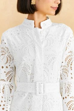 Farm Rio Off-White Palm Tree Mini Dress 9 Farm Rio Off-White Palm Tree Mini Dress -Farm Rio 318564 03