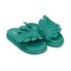 Farm Rio Green Monstera Anatomic Slide Sandal
