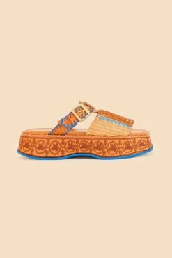 Farm Rio Rust Flatform Mule 8 Farm Rio Rust Flatform Mule -Farm Rio 319762 03