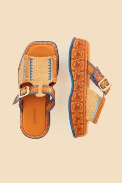 Farm Rio Rust Flatform Mule 9 Farm Rio Rust Flatform Mule -Farm Rio 319762 04