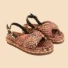 Farm Rio Caramel Macawmouflage Puffy Flat Sandal -Farm Rio 319838 01
