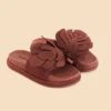 Farm Rio Wine Monstera Anatomic Slide Sandal 2 Farm Rio Wine Monstera Anatomic Slide Sandal -Farm Rio 321053 01