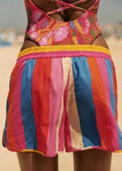 Farm Rio Carioca Stripes Multicolor Kurt Shorts 11 Farm Rio Carioca Stripes Multicolor Kurt Shorts -Farm Rio 321459 05