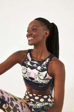 ADIDAS FARM TOTALLY NEW RIO SPORTS BRA PINK