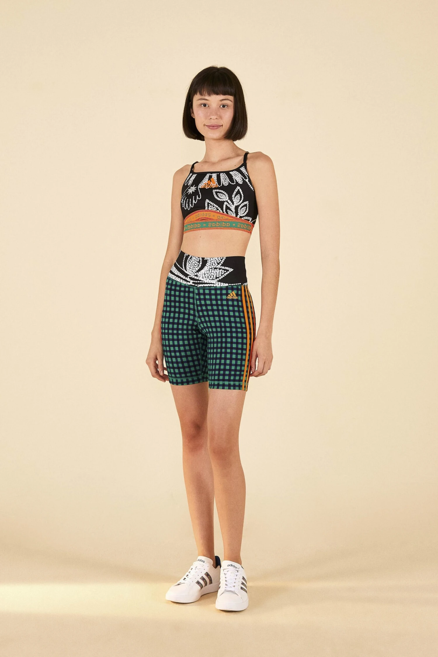 Farm Rio ADIDAS FARM LS Bra Black 4 Farm Rio ADIDAS FARM LS Bra Black - Image 2