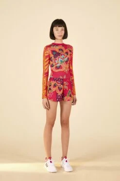 Farm Rio ADIDAS FARM Bodysuit Vivid Berry 8 Farm Rio ADIDAS FARM Bodysuit Vivid Berry -Farm Rio HI5231 03