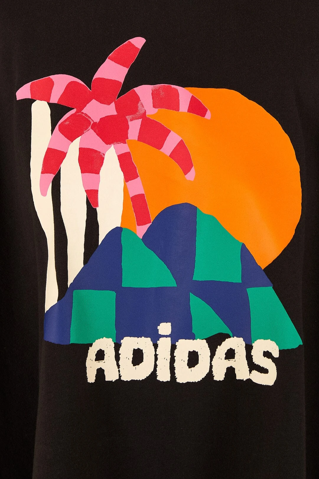 Farm Rio Adidas Farm Gfx Tee Black 7 Farm Rio Adidas Farm Gfx Tee Black - Image 5