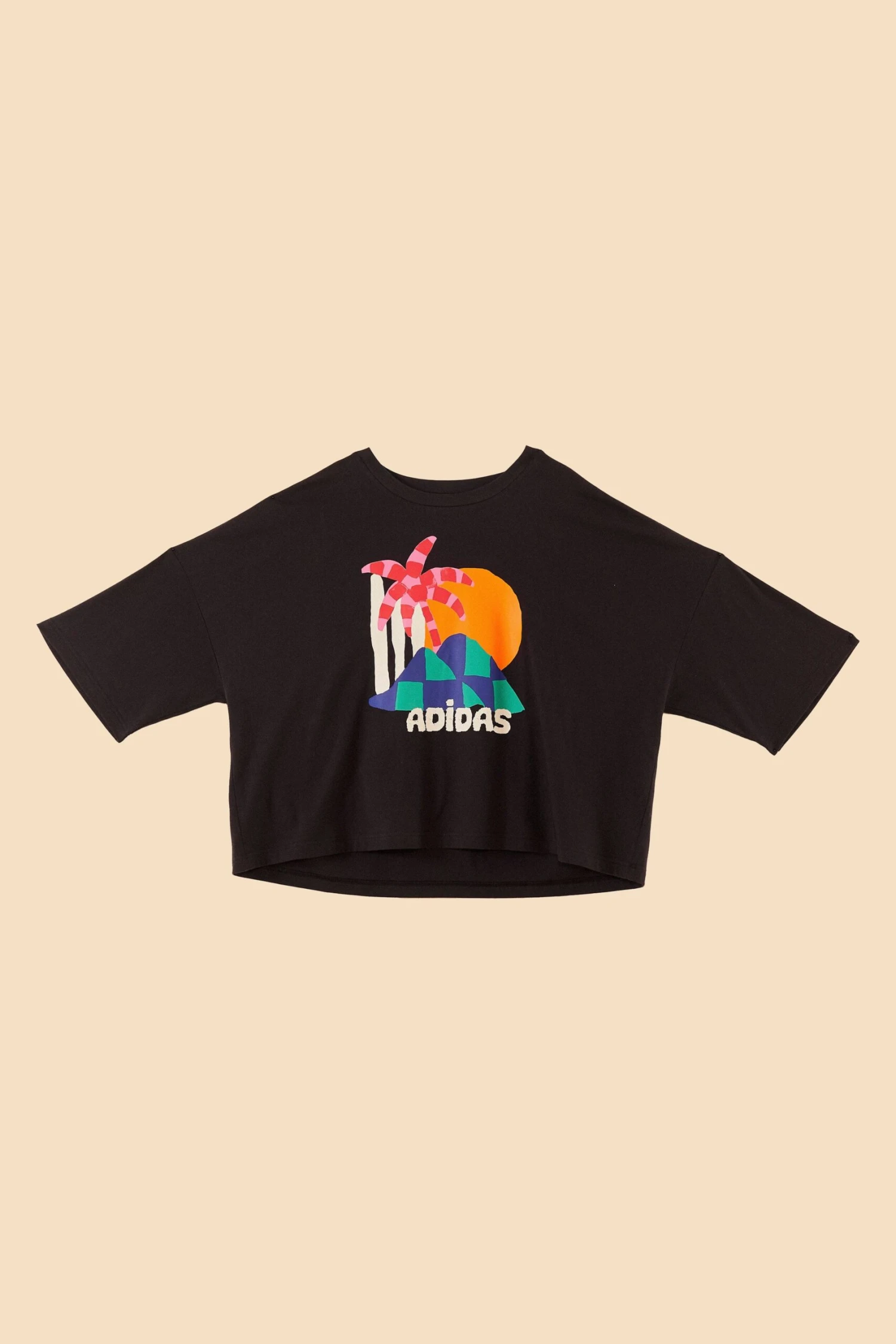 Farm Rio Adidas Farm Gfx Tee Black 8 Farm Rio Adidas Farm Gfx Tee Black - Image 6