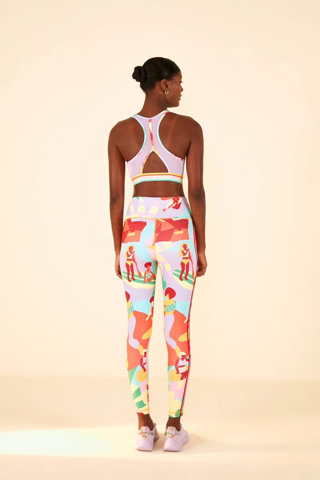 Farm Rio Adidas Farm Medium-Support Bra Gold 6 Farm Rio Adidas Farm Medium-Support Bra Gold - Image 4