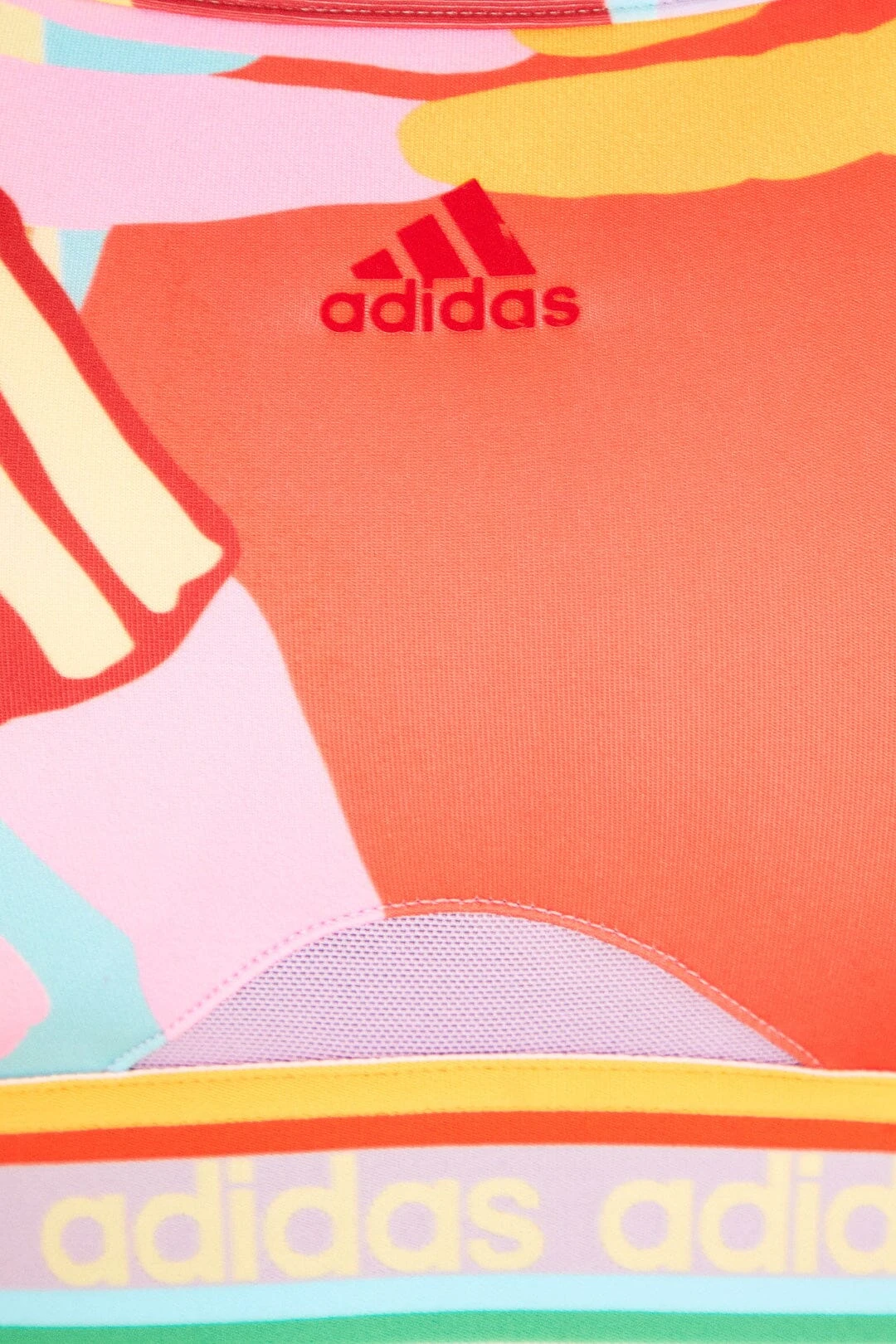 Farm Rio Adidas Farm Medium-Support Bra Gold 7 Farm Rio Adidas Farm Medium-Support Bra Gold - Image 5