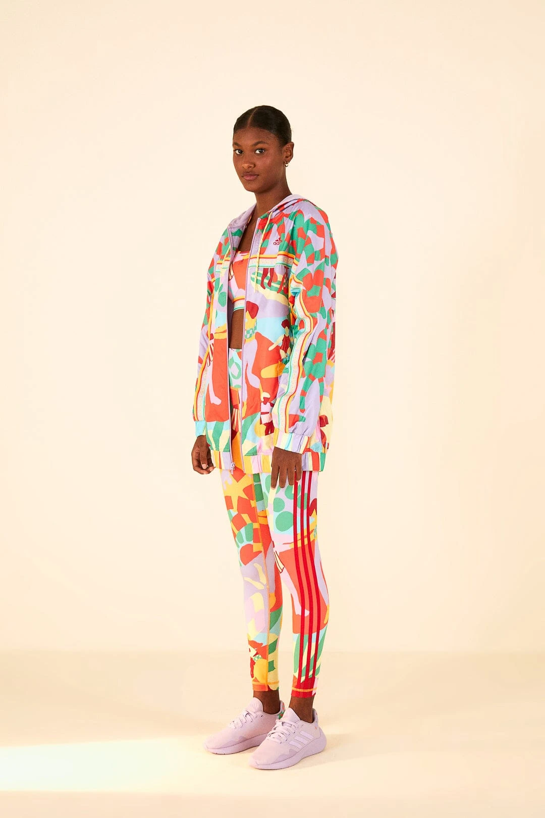 Farm Rio Adidas Farm Training Tights Gold 3 Farm Rio Adidas Farm Training Tights Gold